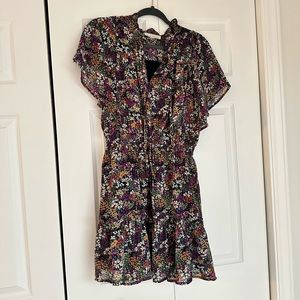 PINCH Floral Dress Ruffle, Size Medium